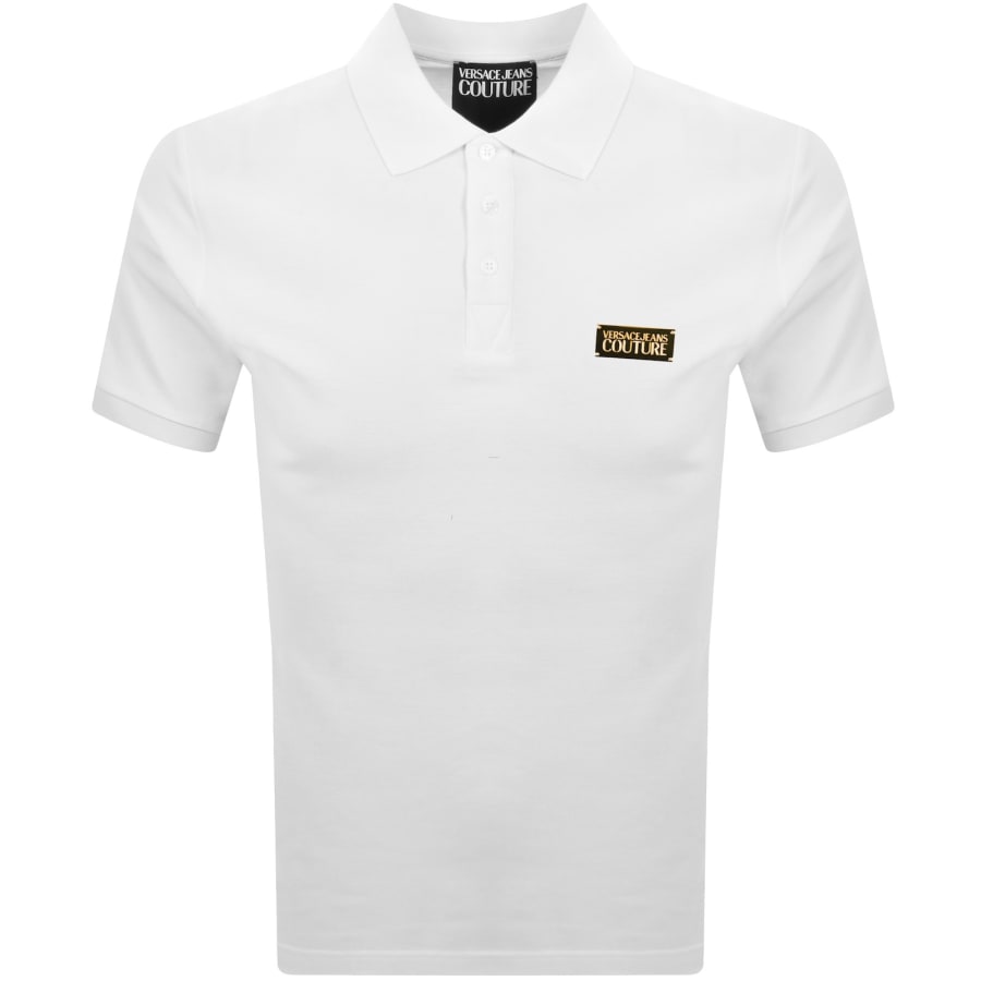 Versace Jeans Couture Polo T Shirt White | Mainline Menswear Versace Jeans Couture Polo T Shirt White | Mainline Menswear